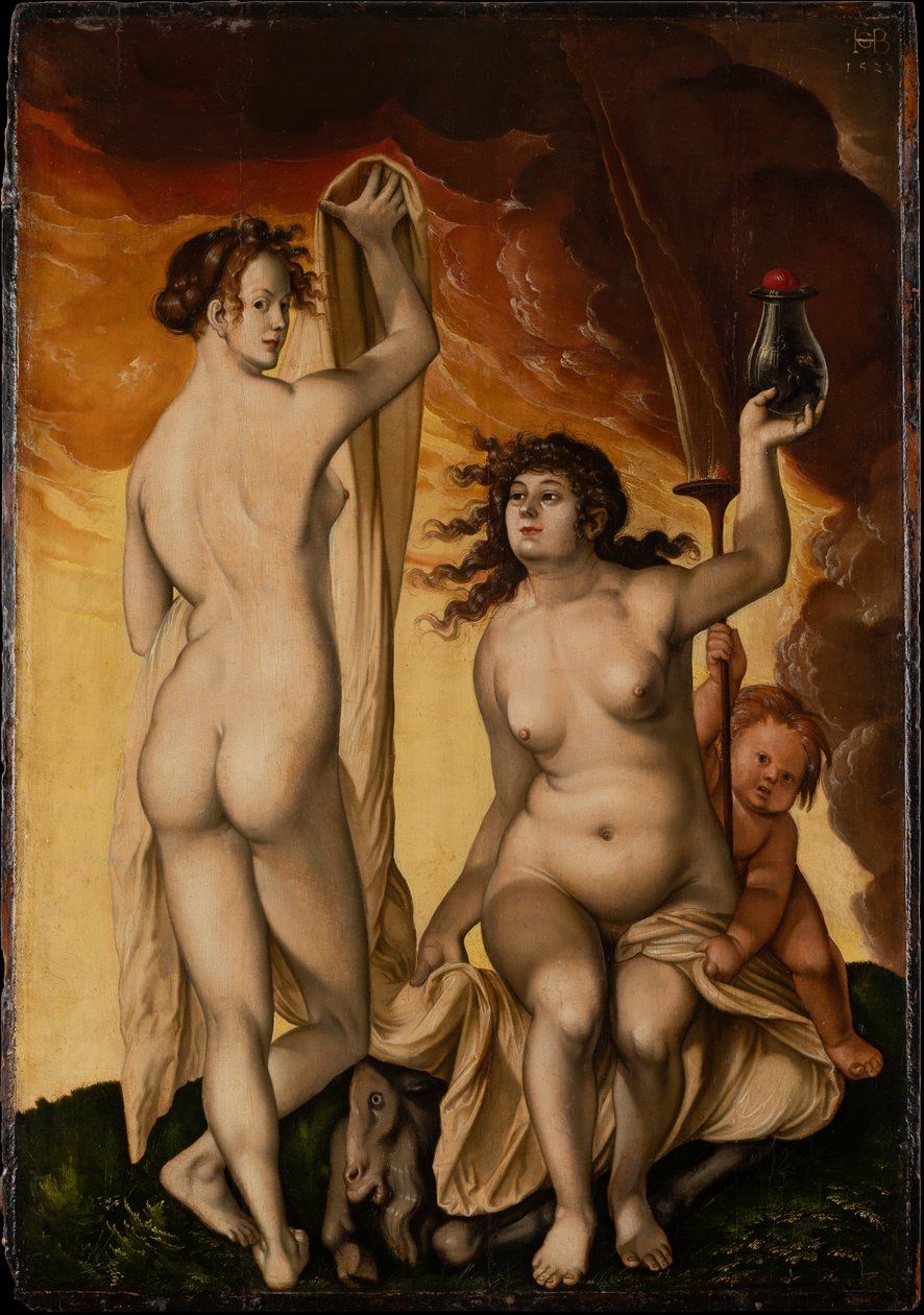 To hekser av Hans Baldung Grien