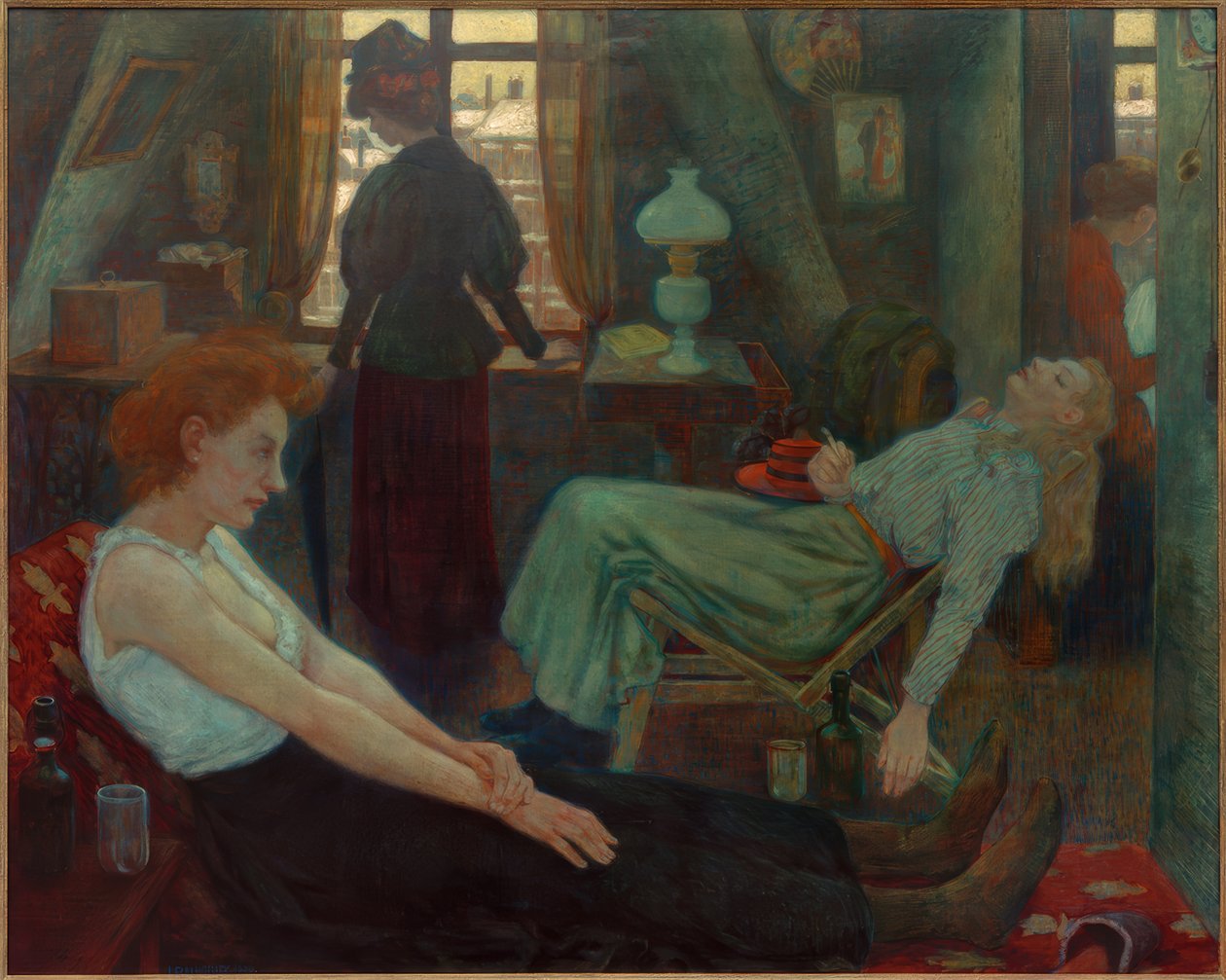 mandag morgen av Hans Baluschek