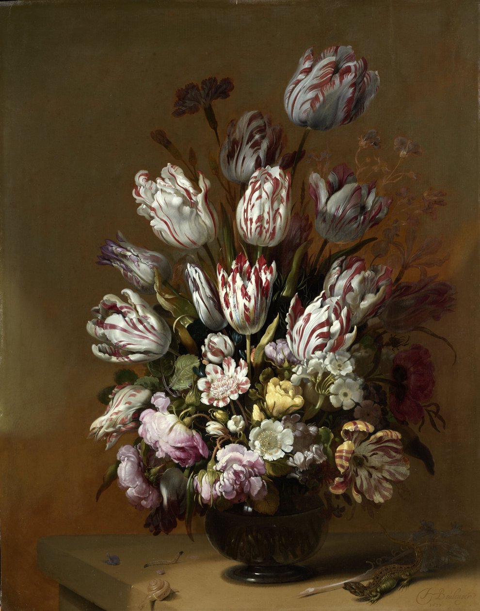 Blomsterstilleben av Hans Bollongier