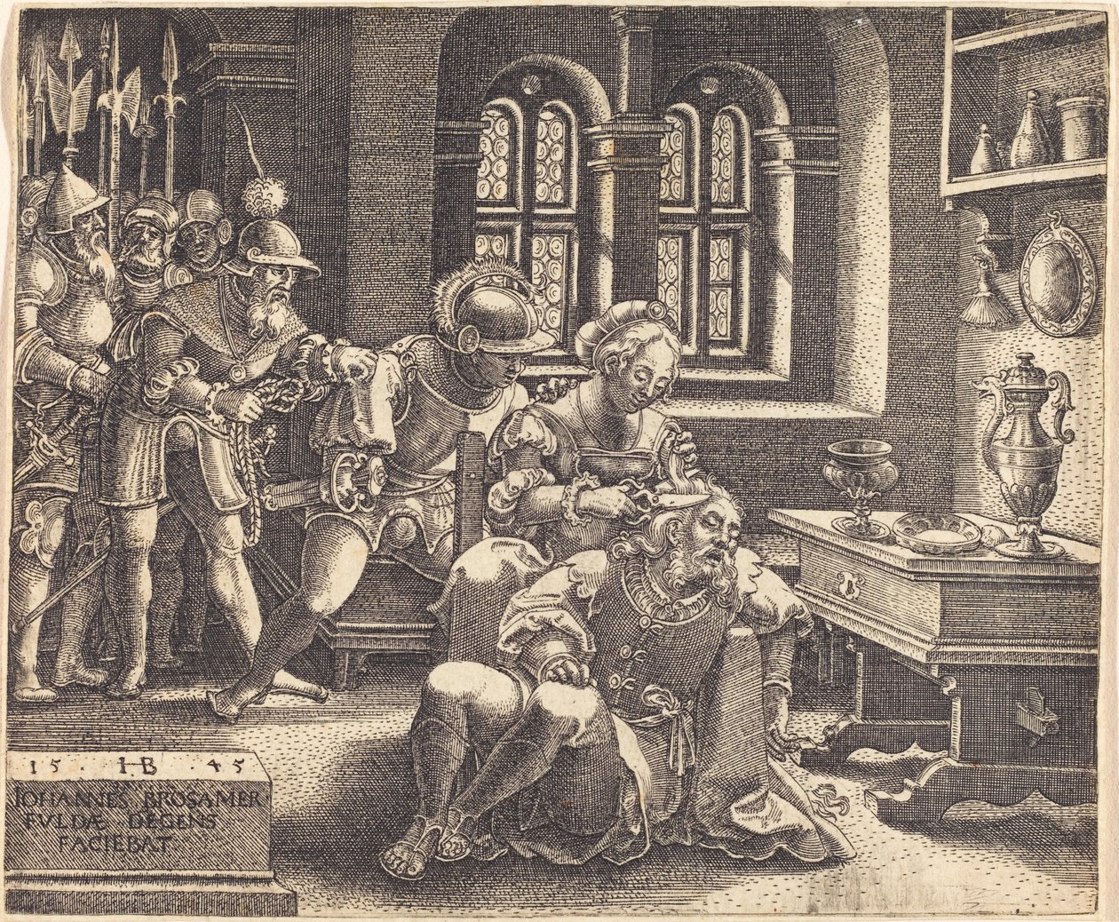Samson og Delila av Hans Brosamer