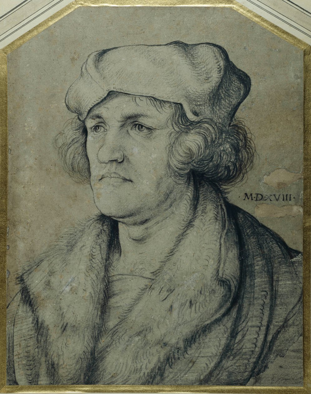 Portrett av en mann av Hans Burgkmair