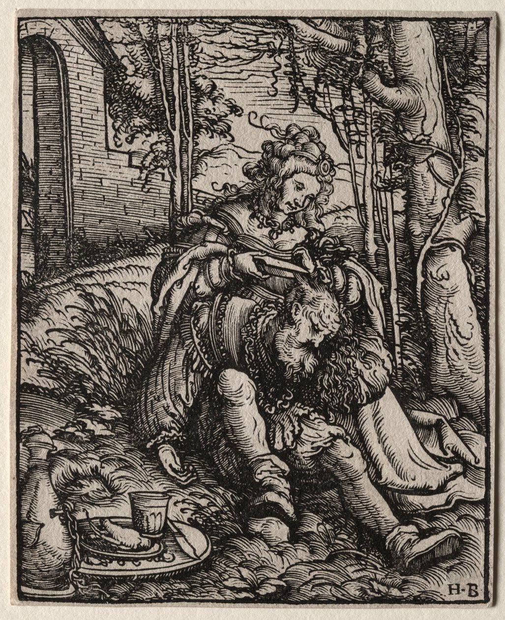 Samson og Delila av Hans Burgkmair