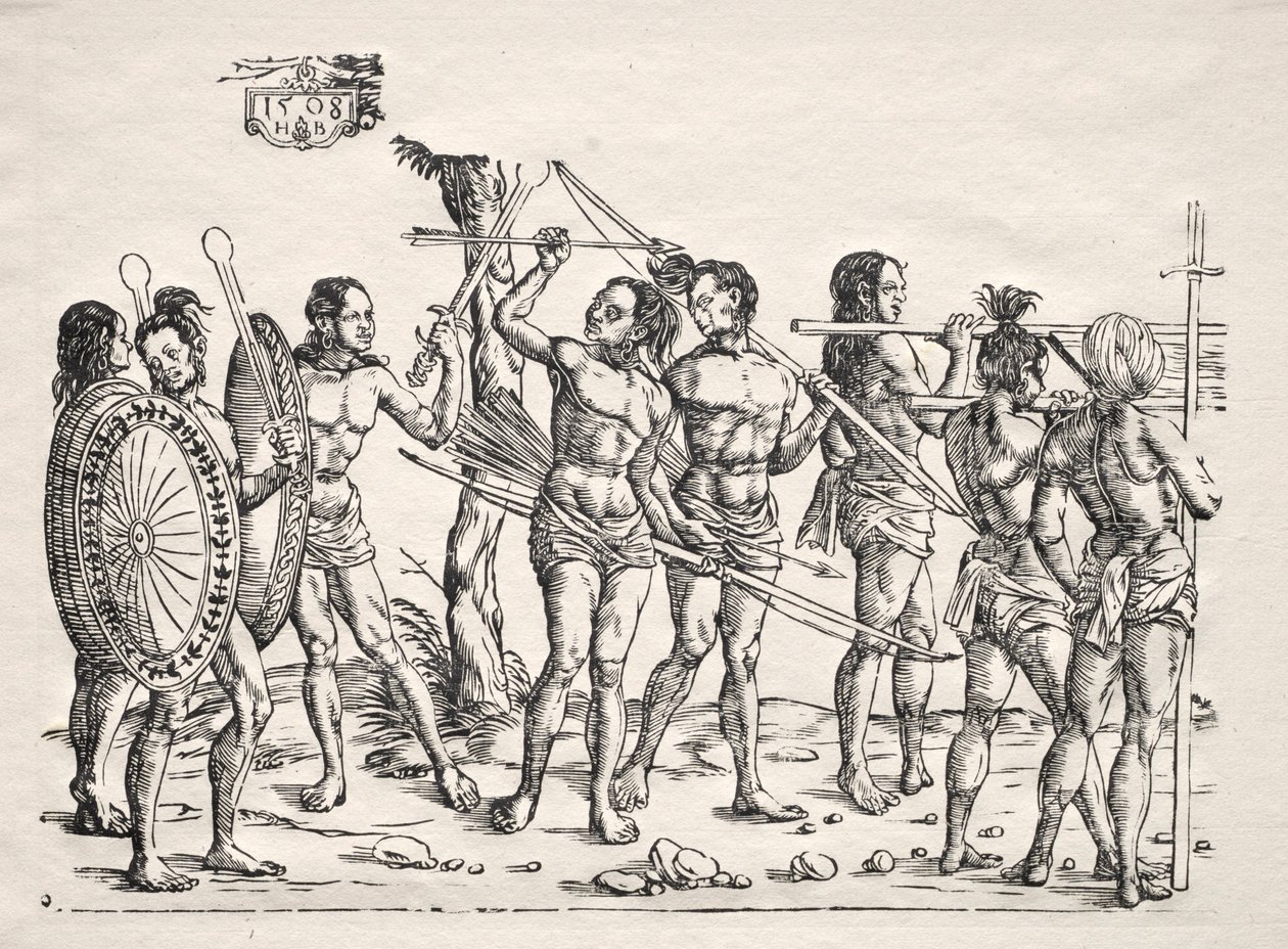Kongen av Cochin, 1508. av Hans Burgkmair