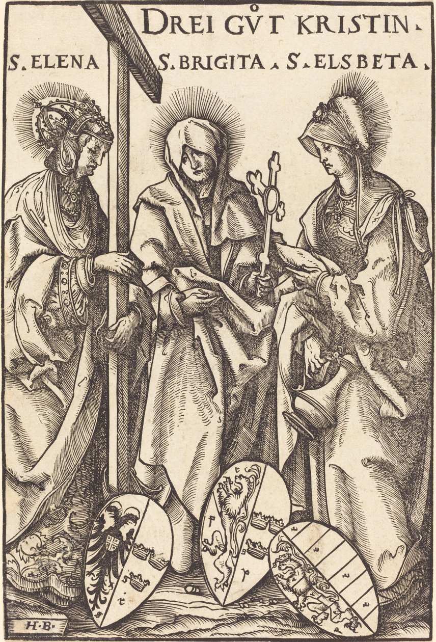 Saint Helena, Saint Brigitte og Saint Elizabeth av Hans Burgkmair I