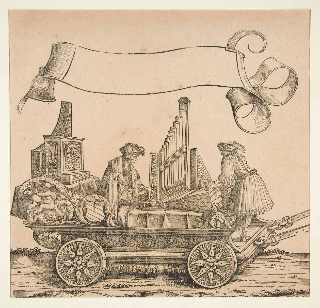 Musikk - kongelig og positiv av Hans Burgkmair the Elder