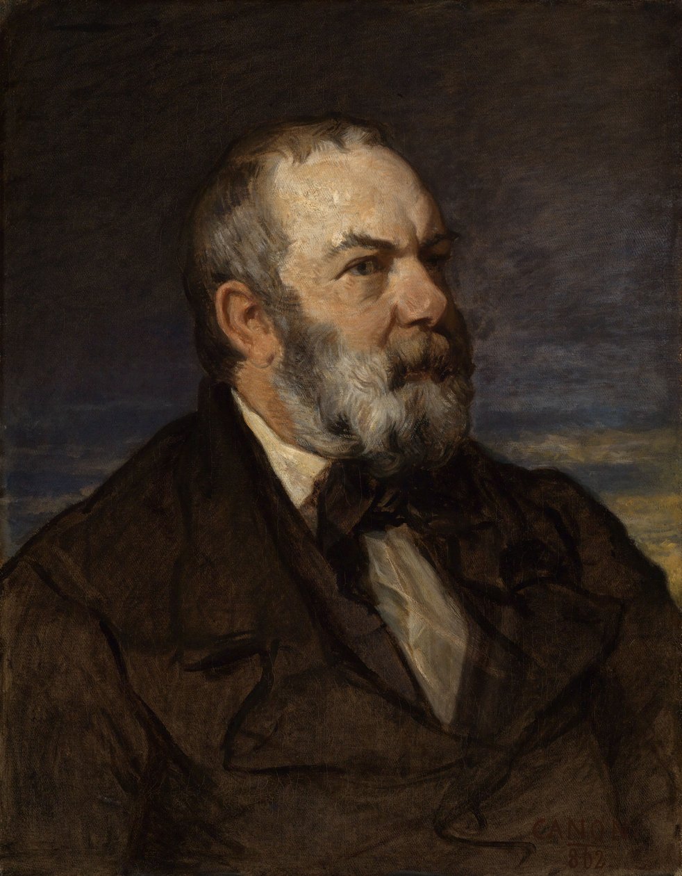 Portrett av maleren Johann Wilhelm Schirmer av Hans Canon