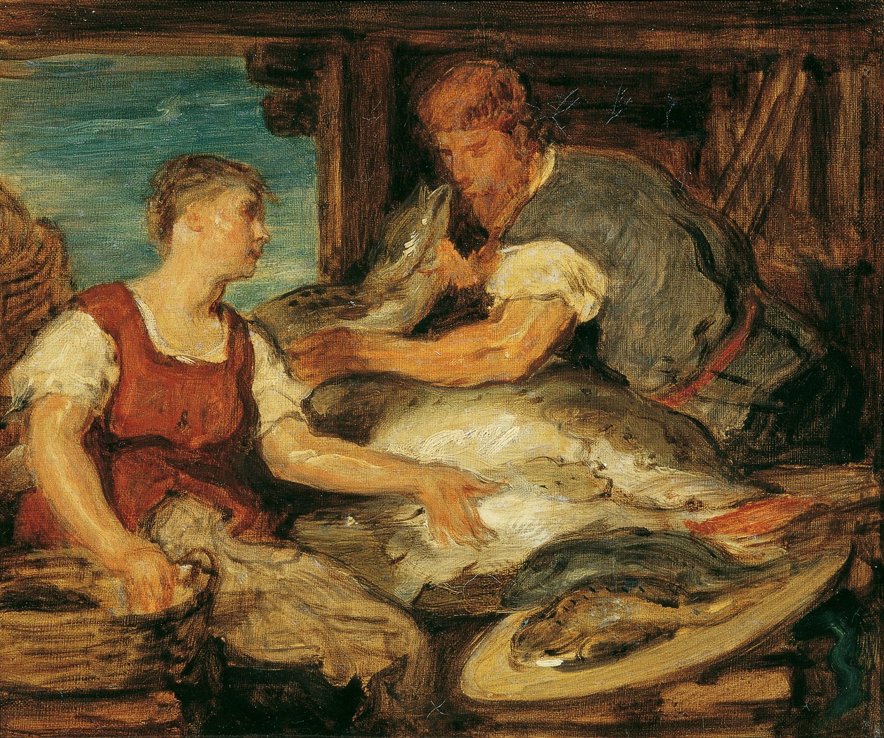 Fiskeselgeren av Hans Canon