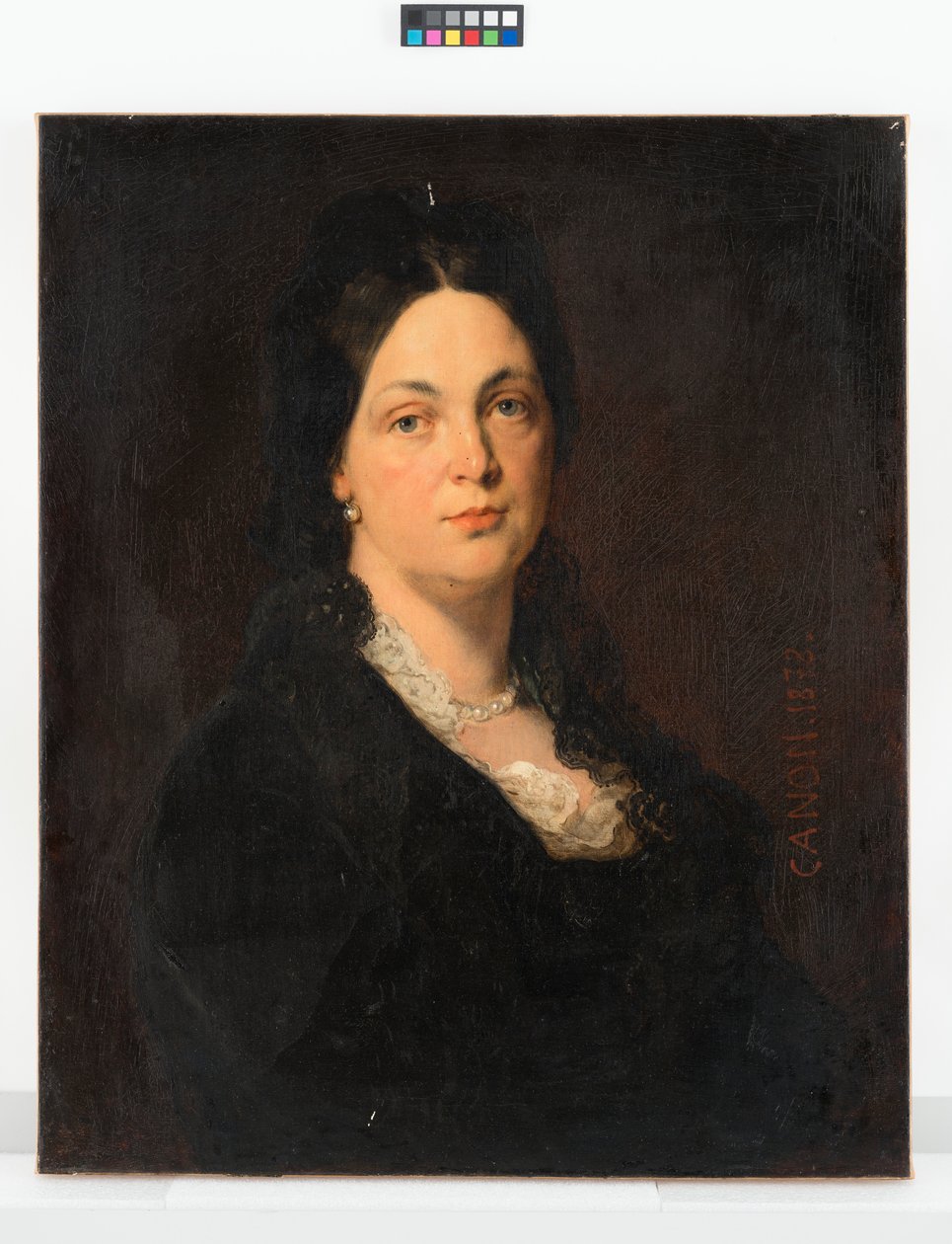 Justine von Hochstetter, født Bengough, hustru til Carl Christian Hochstetter av Hans Canon