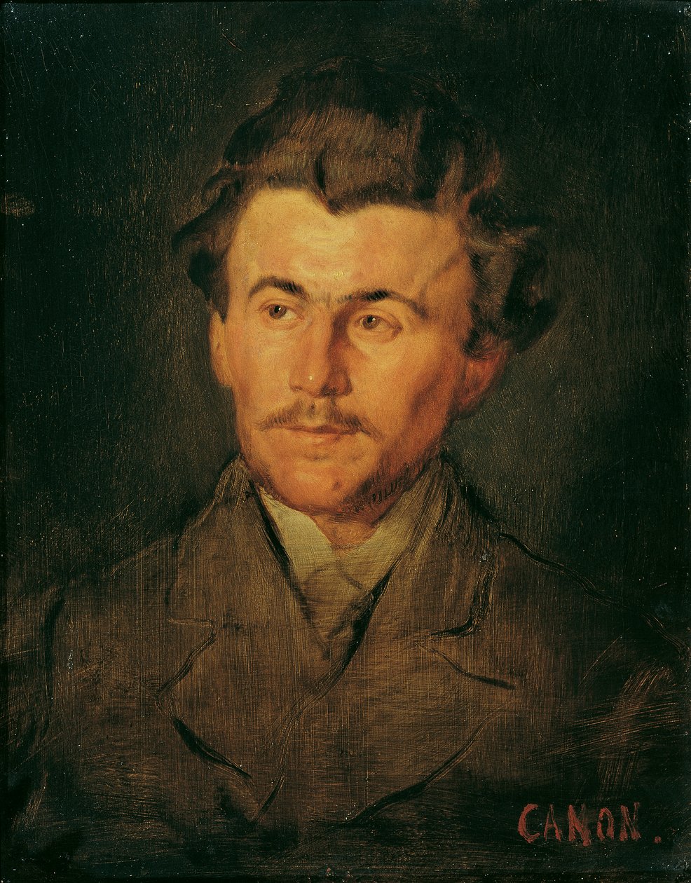 Mannlig studieleder av Hans Canon