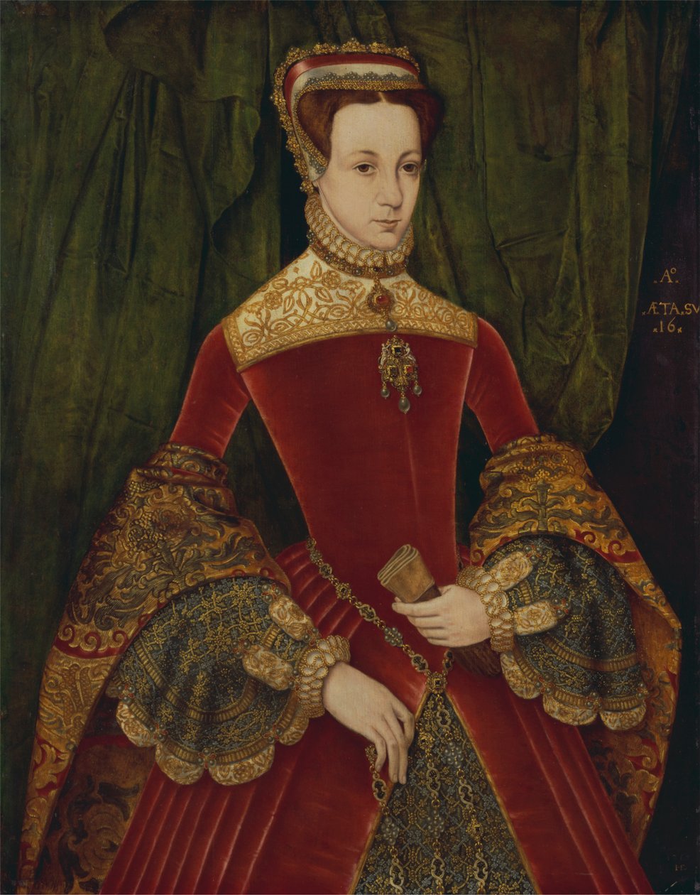 Portrett av Mary Fitzalan, hertuginne av Norfolk av Hans Eworth