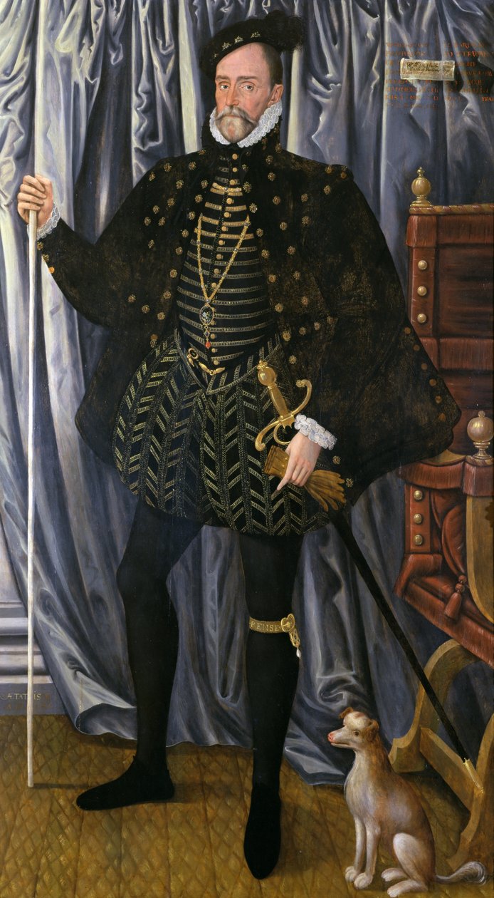 Den første jarlen av Pembroke (ca. 1501-70) av Hans Eworth or Ewoutsz