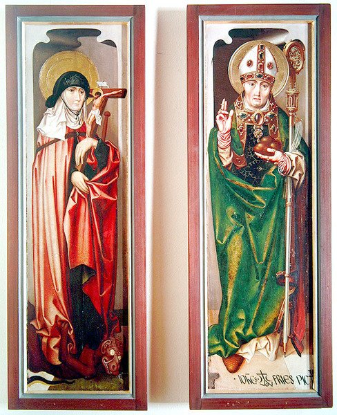 St. Margaret og St. Nicholas av Myra, ca. 1507 av Hans Fries