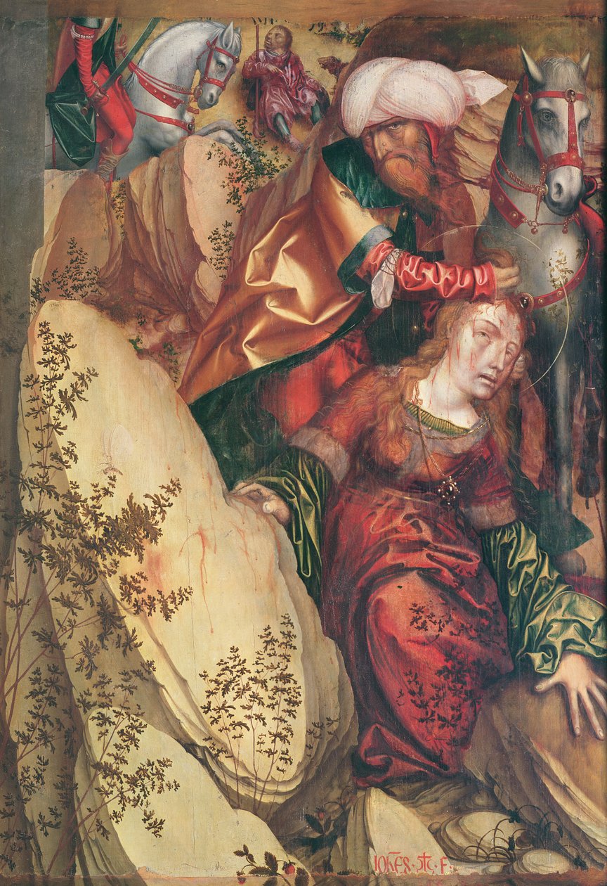 The Martyrdom of St. Barbara, 1503 av Hans Fries