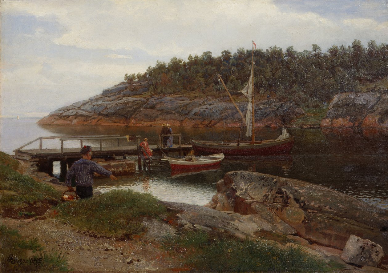 Bay og Hanko av Hans Gude