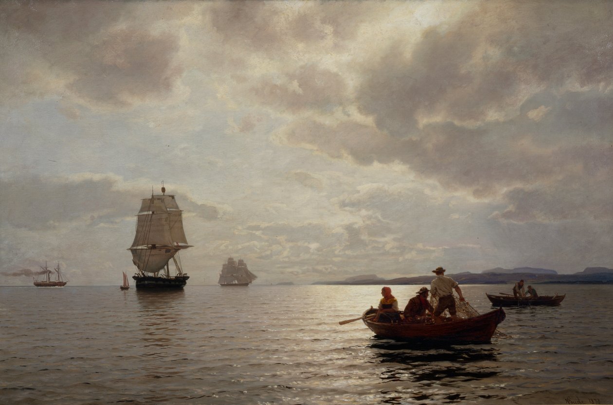 From Oslofjord av Hans Gude