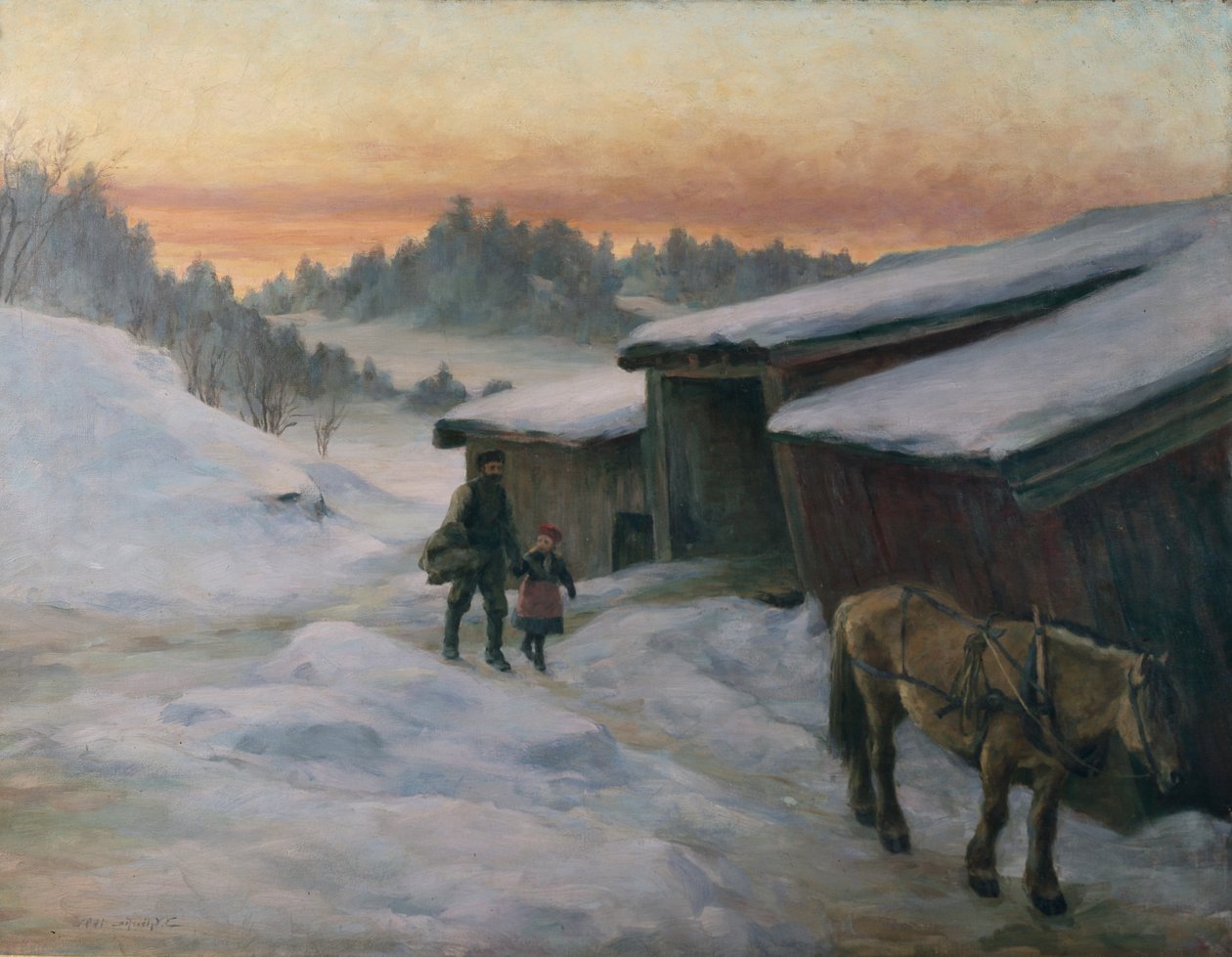 Fra Sandviken av Hans Gude