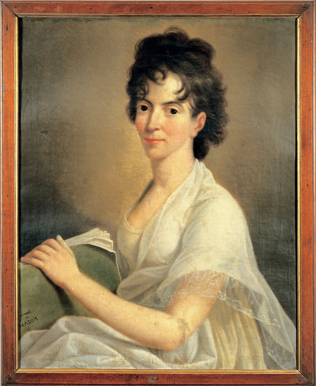 Østerrike, Portrett av Costanze Weber, kona til Wolfgang Amadeus Mozart av Hans Hansen