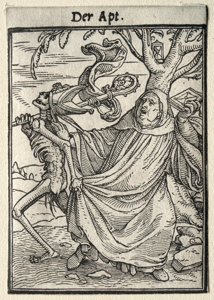 Dødedansen: Abbeden av Hans Holbein