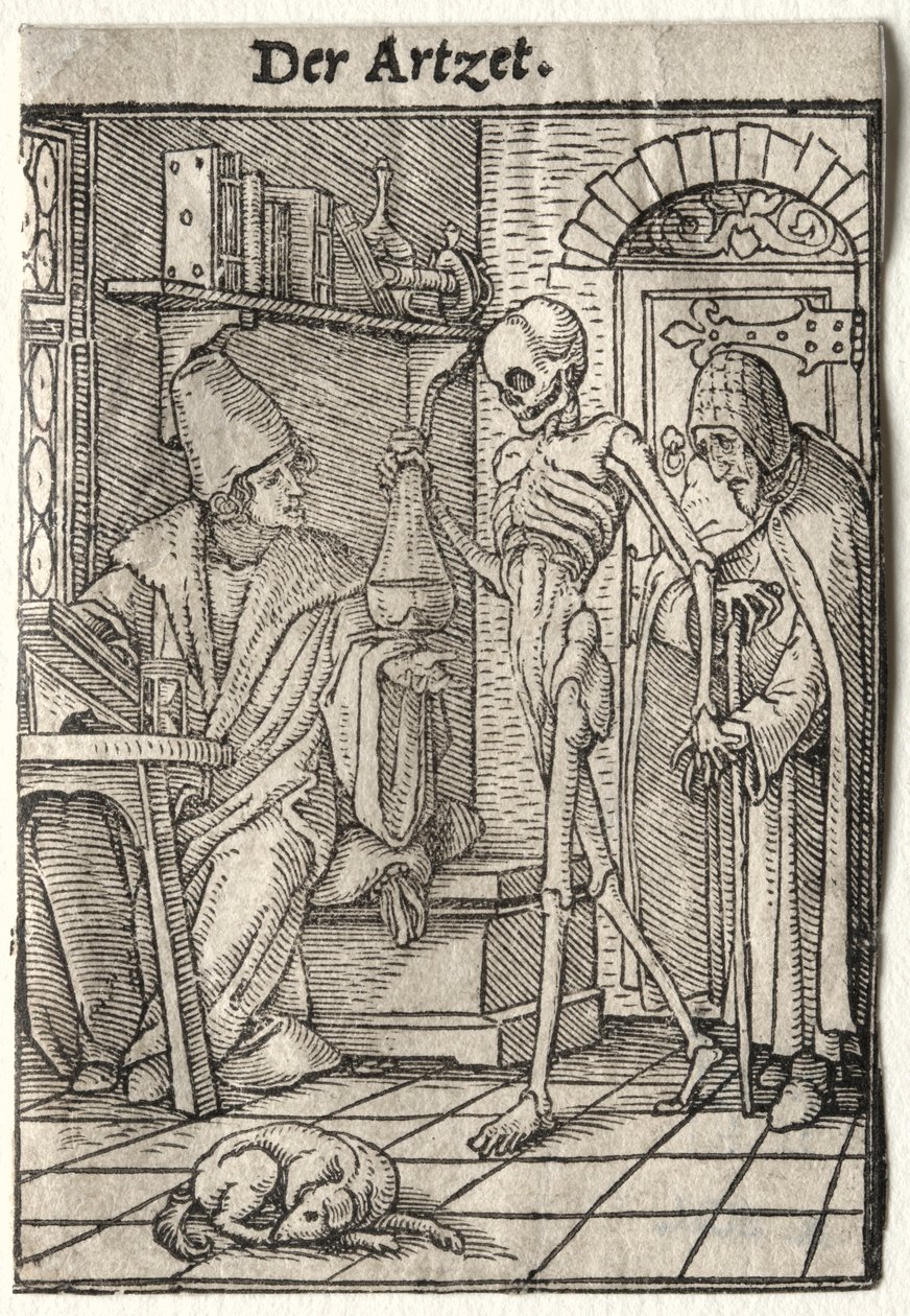 Dødedansen: Doktoren av Hans Holbein