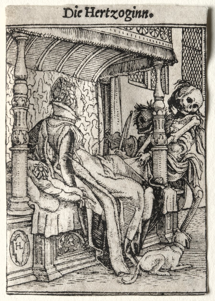 Dødedansen: Hertuginnen av Hans Holbein