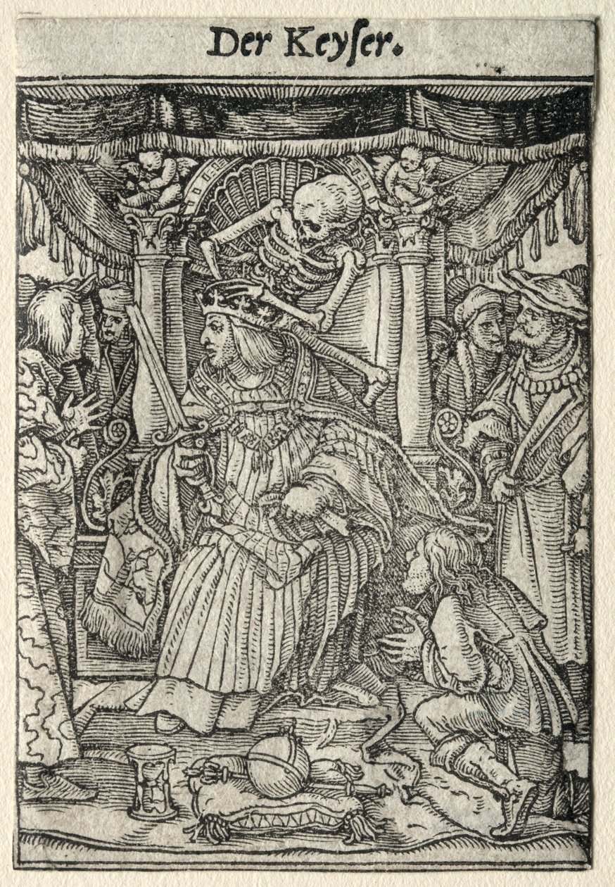 Dødedansen: Keiseren av Hans Holbein