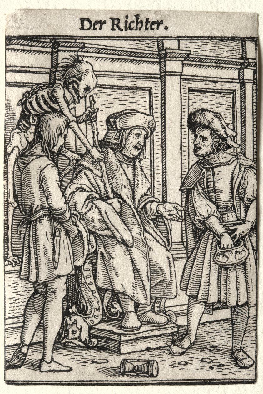 Dødedansen: Dommeren av Hans Holbein