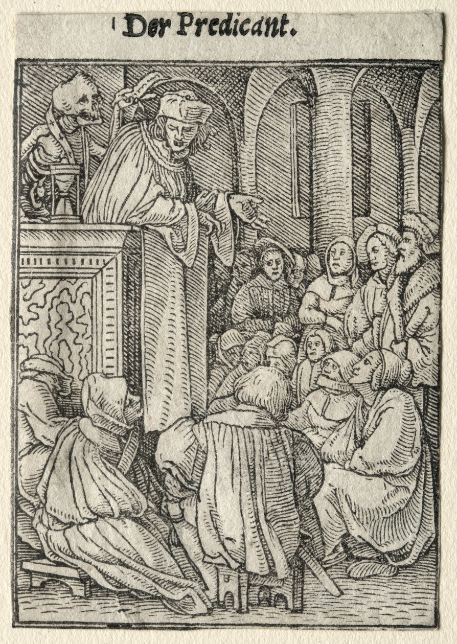 Dødedansen: Predikanten av Hans Holbein