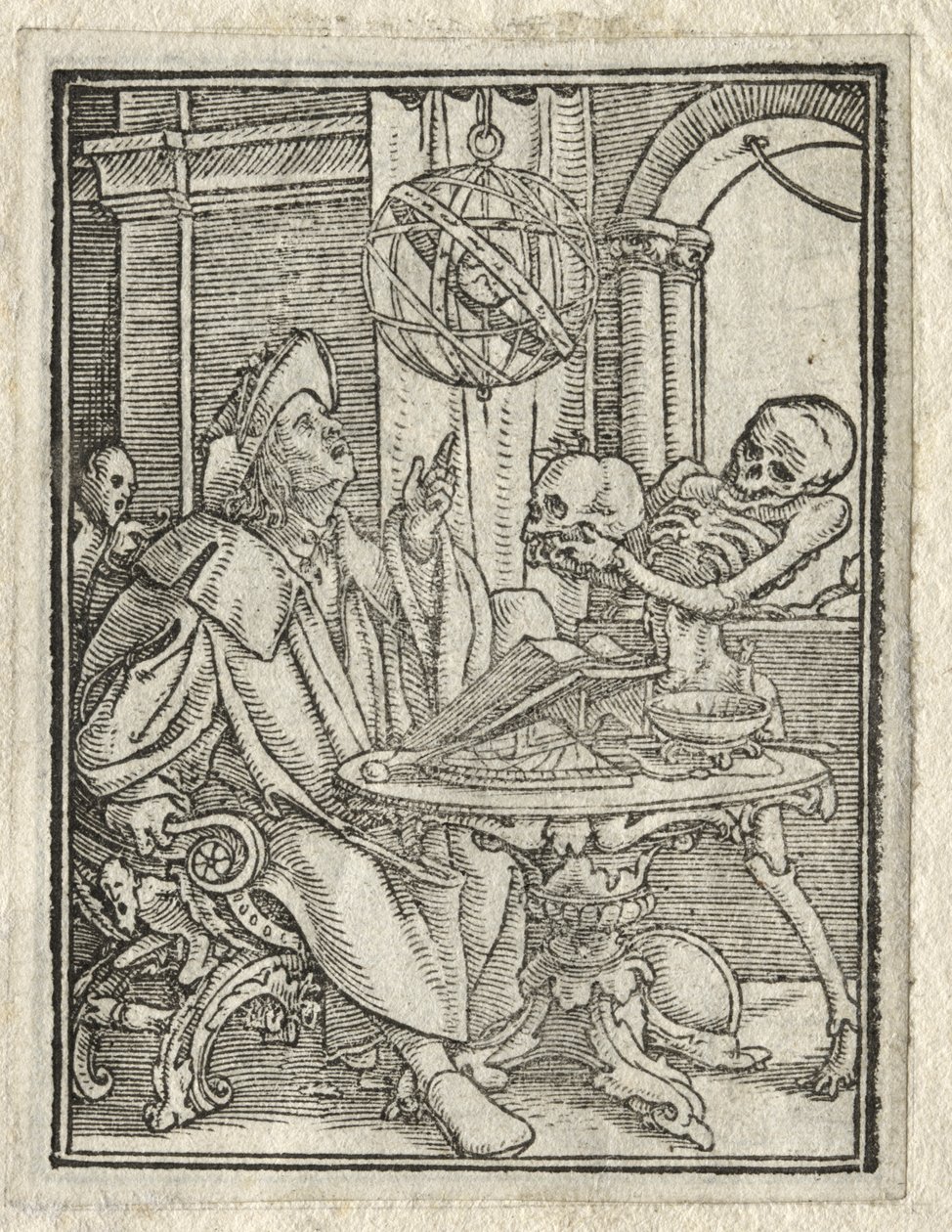 Dødedansen: Astrologen; Den rike mannen av Hans Holbein