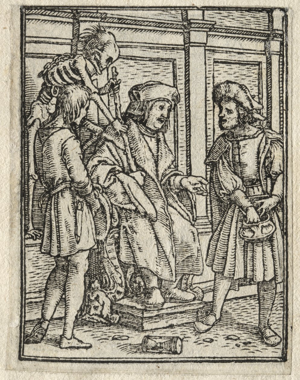 Dødedansen: Dommeren av Hans Holbein