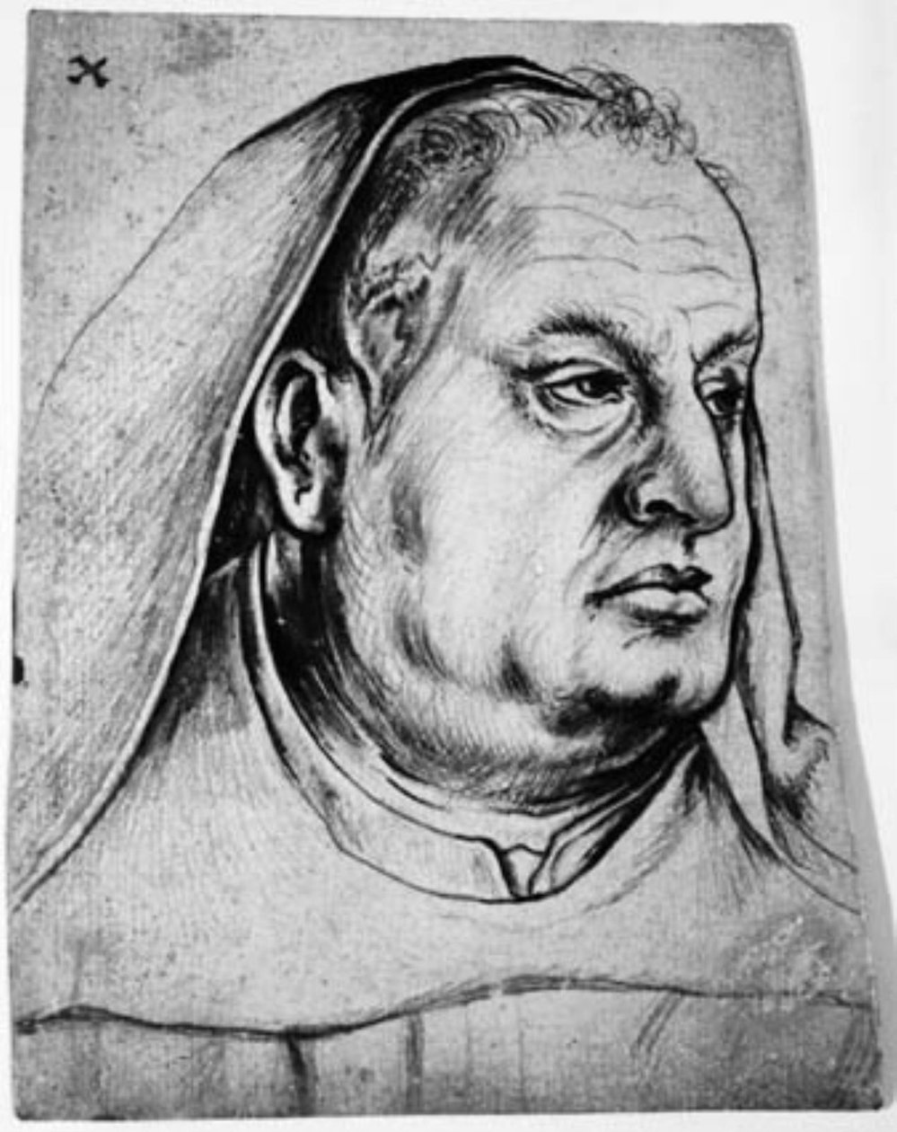 Portrett av Hans Griesherr, munk av Sts Ulrich og Afra i Augsburg av Hans Holbein d.Æ.