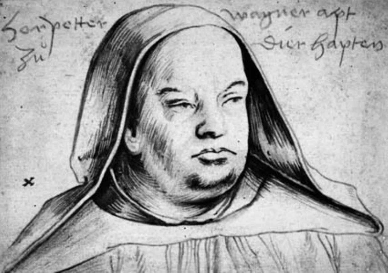 Portrett av Peter Wagner, abbed i Thierhaupten av Hans Holbein d.Æ.