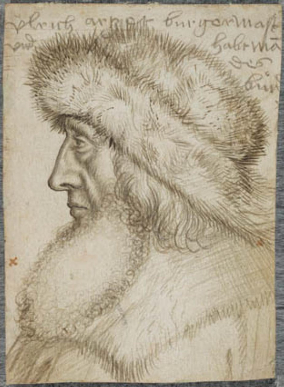 Portrett av Ulrich Artzt, ordfører i Augsburg, og kaptein for Swabian League av Hans Holbein d.Æ.