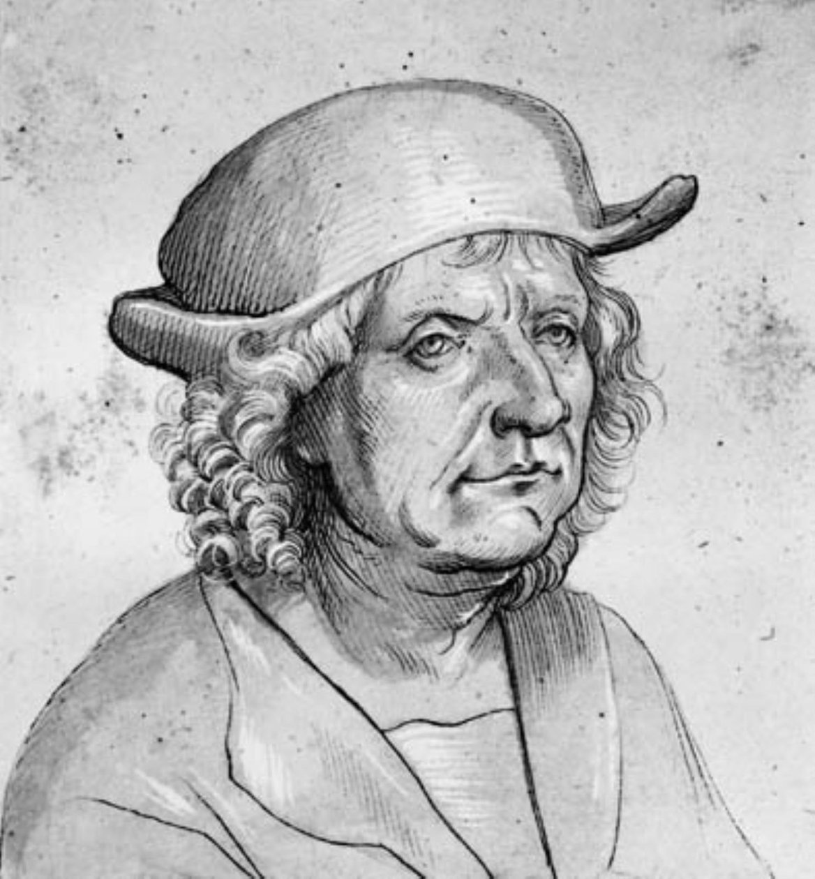 Portrett av gullsmeden Jörg Seld i trekvart profil til høyre av Hans Holbein d.Æ.
