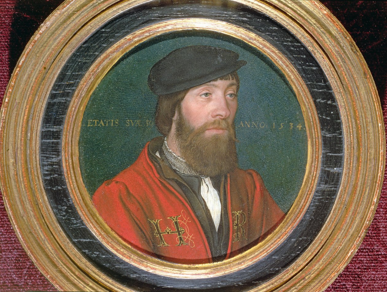 En dignitær ved hoffet til kong Henry VIII av England, 1534 (par 72442) av Hans Holbein der Jüngere