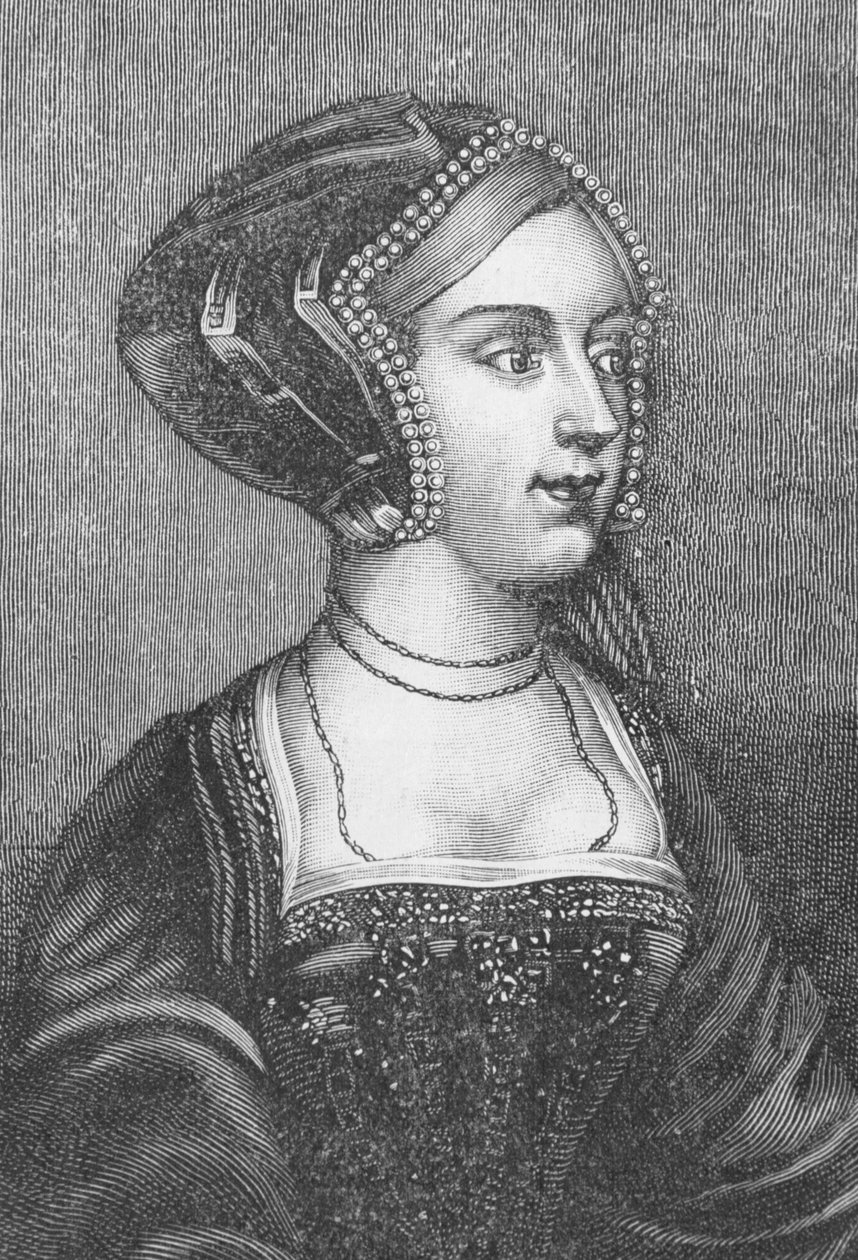 Anne Boleyn (ca. 1507-36) andre kone til Henry VIII av England (se også 68049) av Hans Holbein der Jüngere