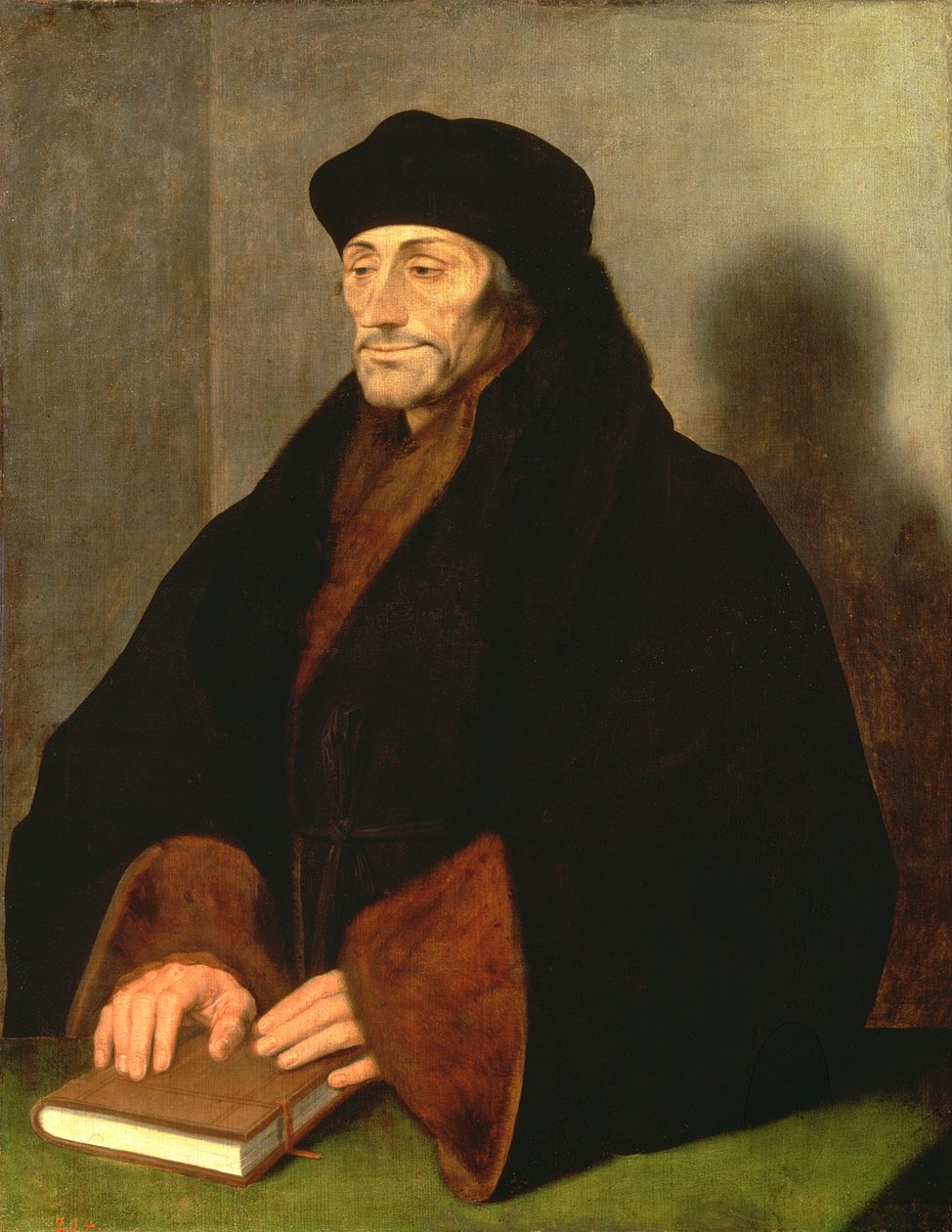 Erasmus av Rotterdam, 1523 av Hans Holbein der Jüngere