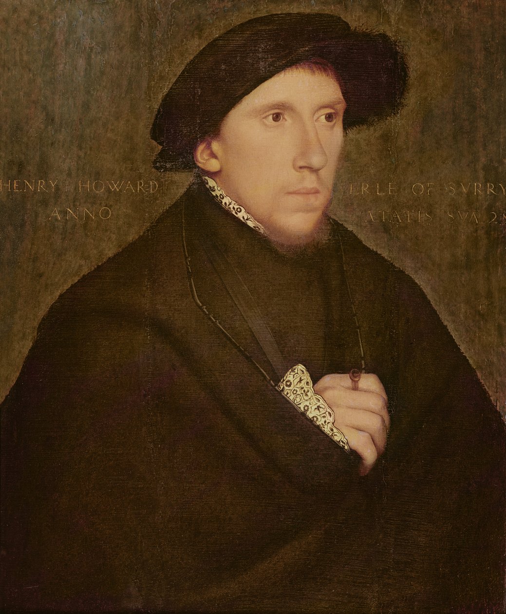 Henry Howard, jarl av Surrey, ca. 1542 (olje og tempera på panel) av Hans Holbein der Jüngere