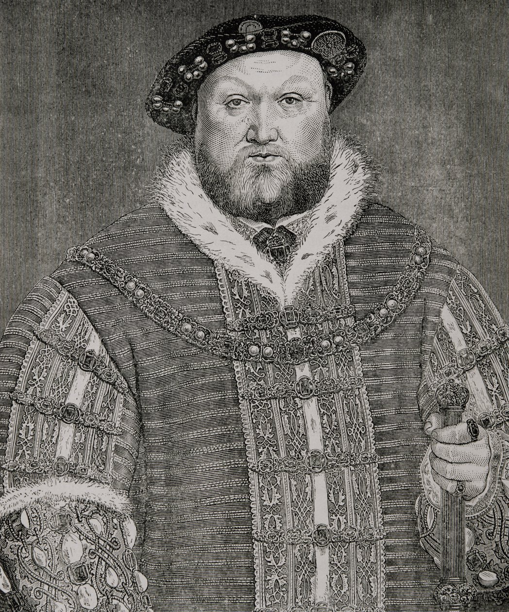 Henrik VIII (1491–1547) av Hans Holbein der Jüngere