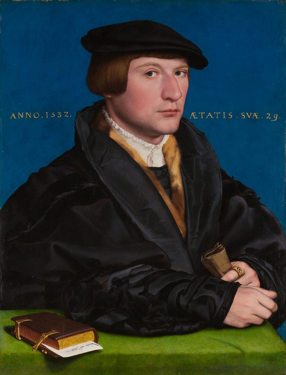 Hermann von Wedigh III (død 1560), 1532 (olje og gull på eik) av Hans Holbein der Jüngere