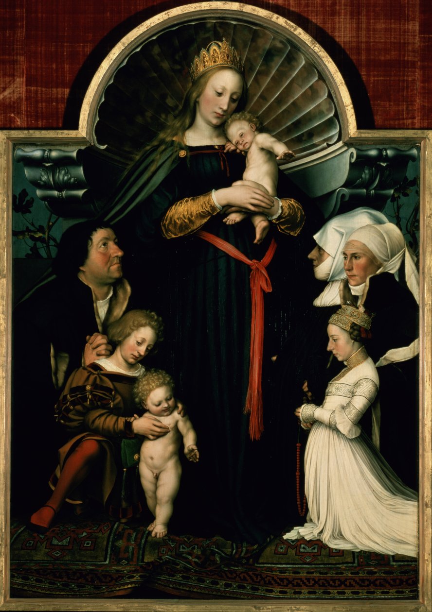 Madonna av Burgermeister Meyer av Hans Holbein der Jüngere