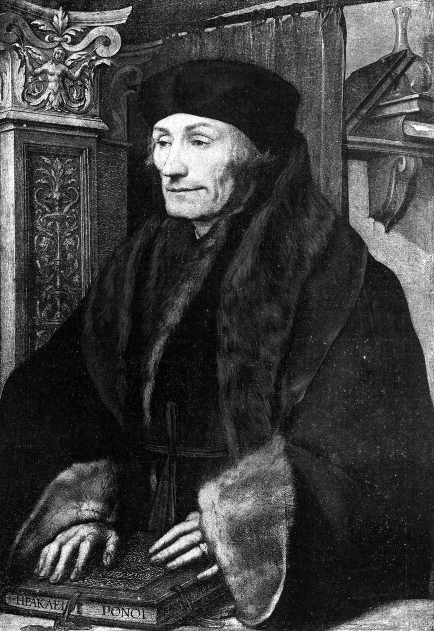 Portrett av Erasmus av Hans Holbein der Jüngere