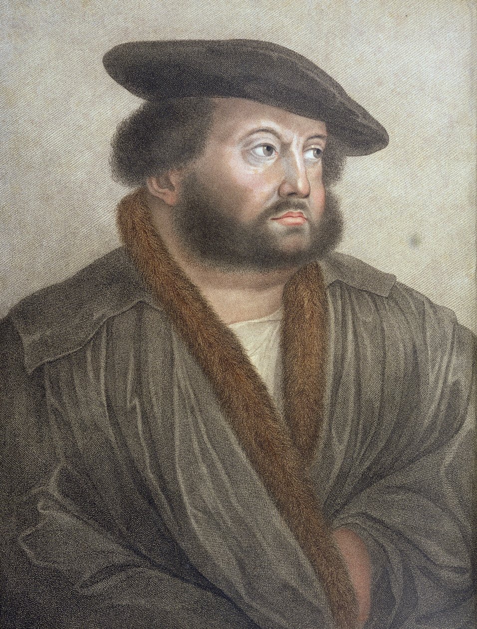 Portrett av Hans Holbein (14978-1543) gravert av Francesco Bartolozzi (1727-1815) av Hans Holbein der Jüngere