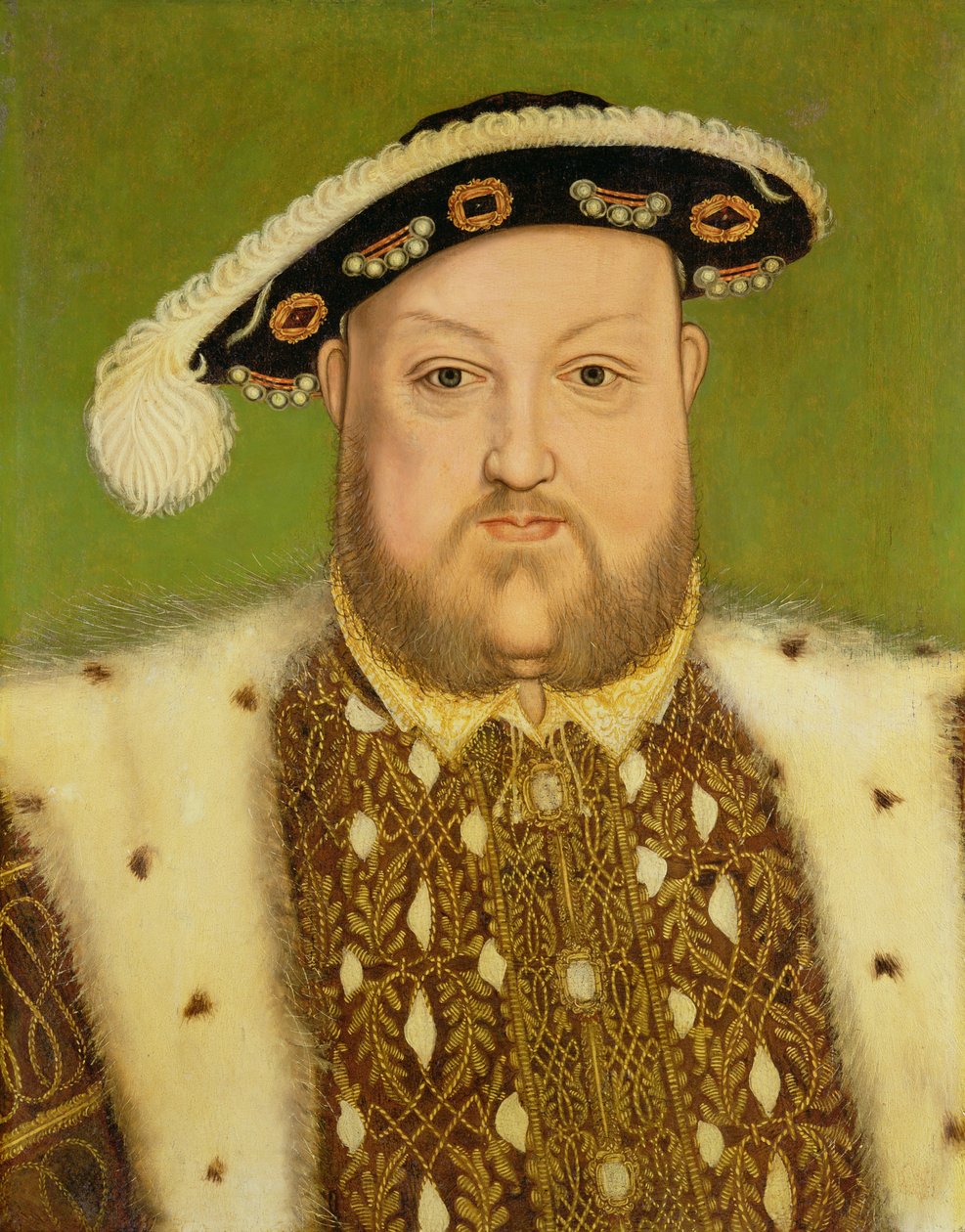 Portrett av Henrik VIII (1491-1547) av Hans Holbein der Jüngere