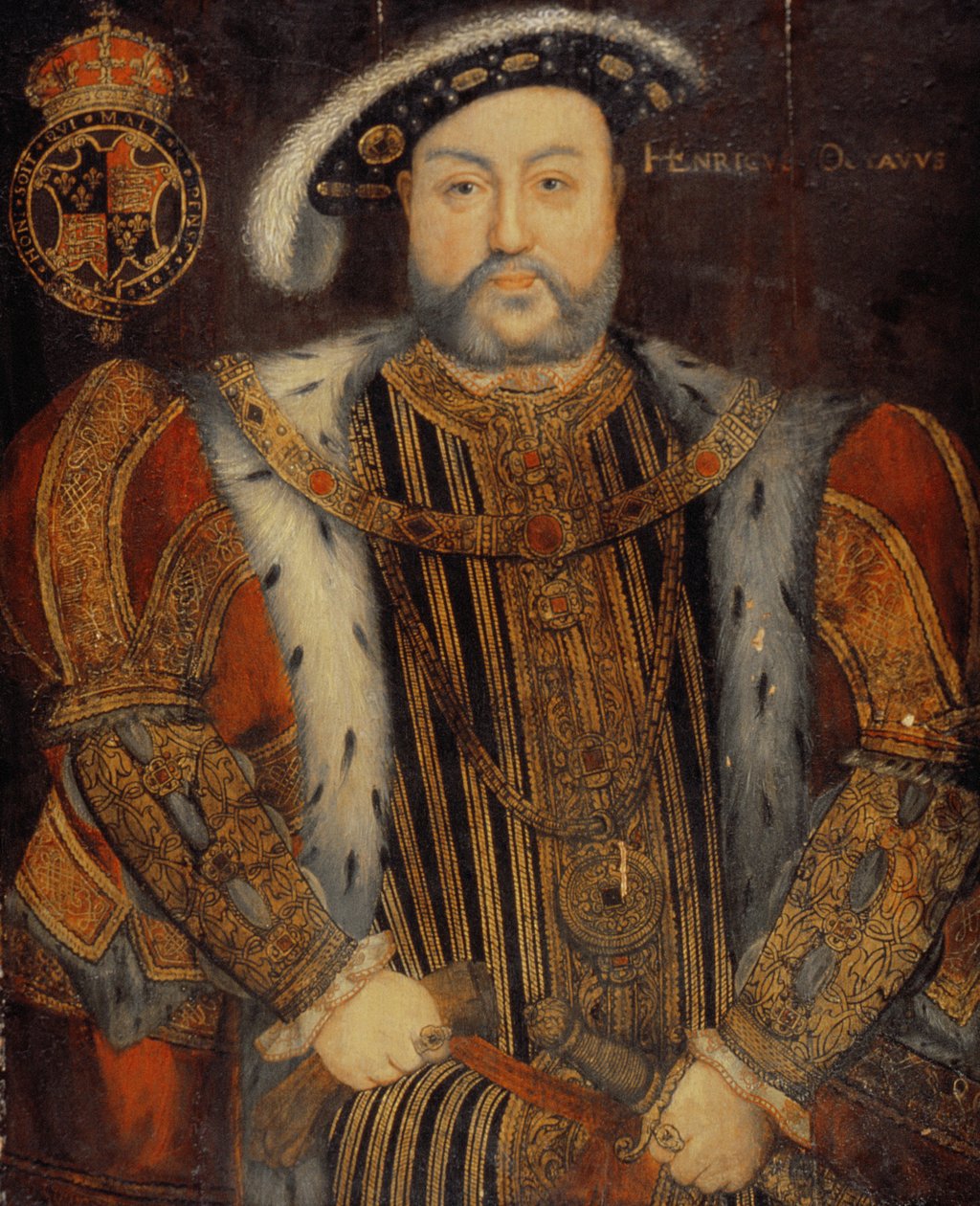 Portrett av Henrik VIII (1491-1547) av Hans Holbein der Jüngere