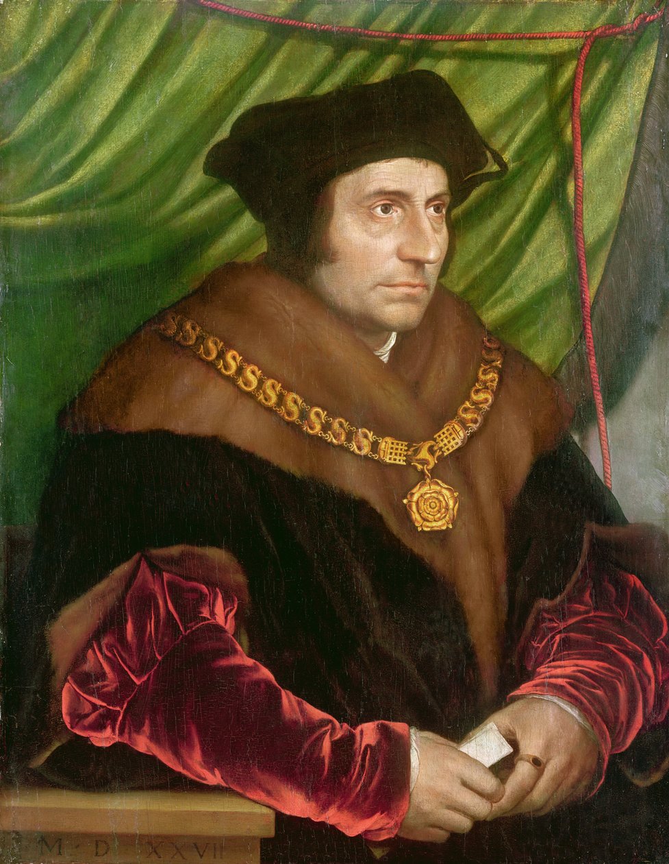 Portrett av Sir Thomas More (1478-1535) av Hans Holbein der Jüngere