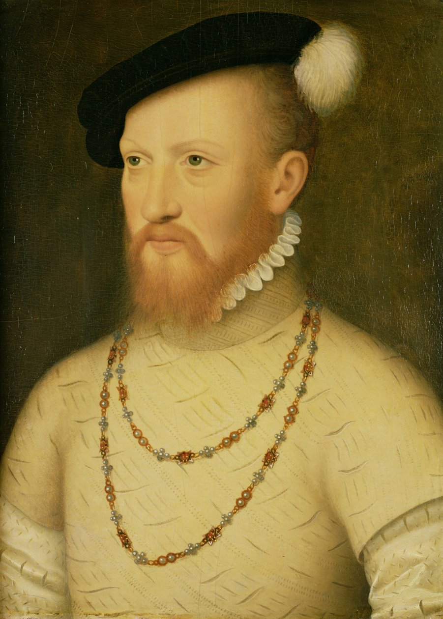 Sir Edward Seymour (senere hertug av Somerset): (panel) av Hans Holbein der Jüngere