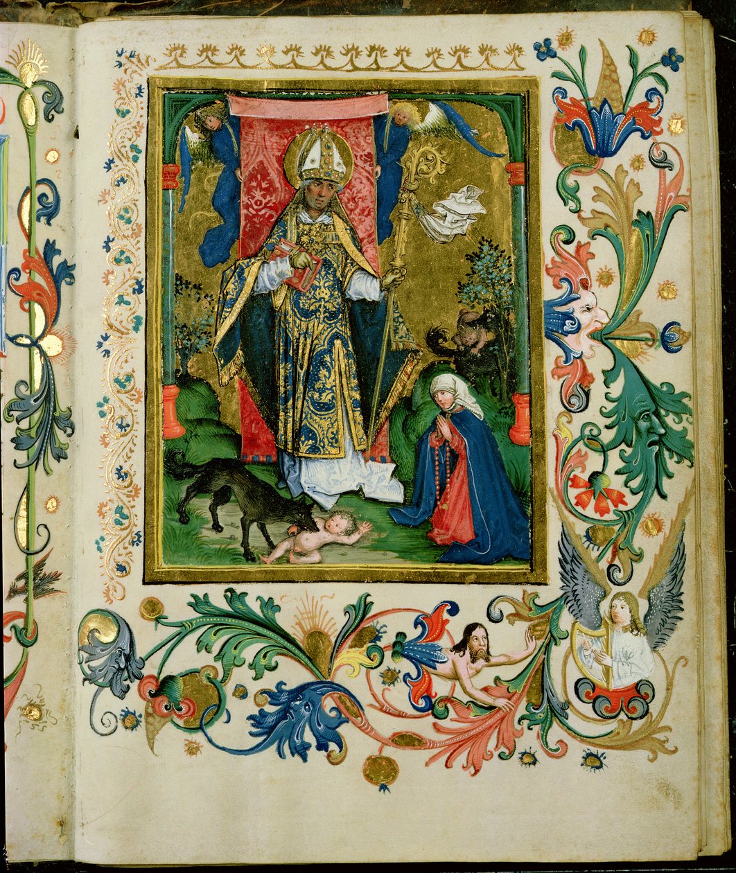 St. Augustin med Jomfru og Barn av Hans Holbein der Jüngere