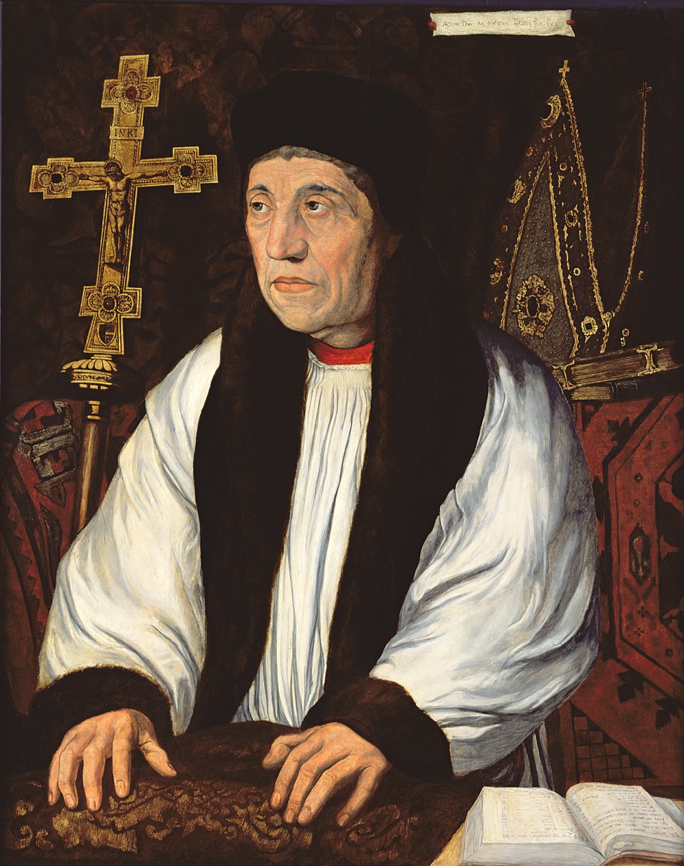 William Warham, erkebiskop av Canterbury, 1850 av Hans Holbein der Jüngere