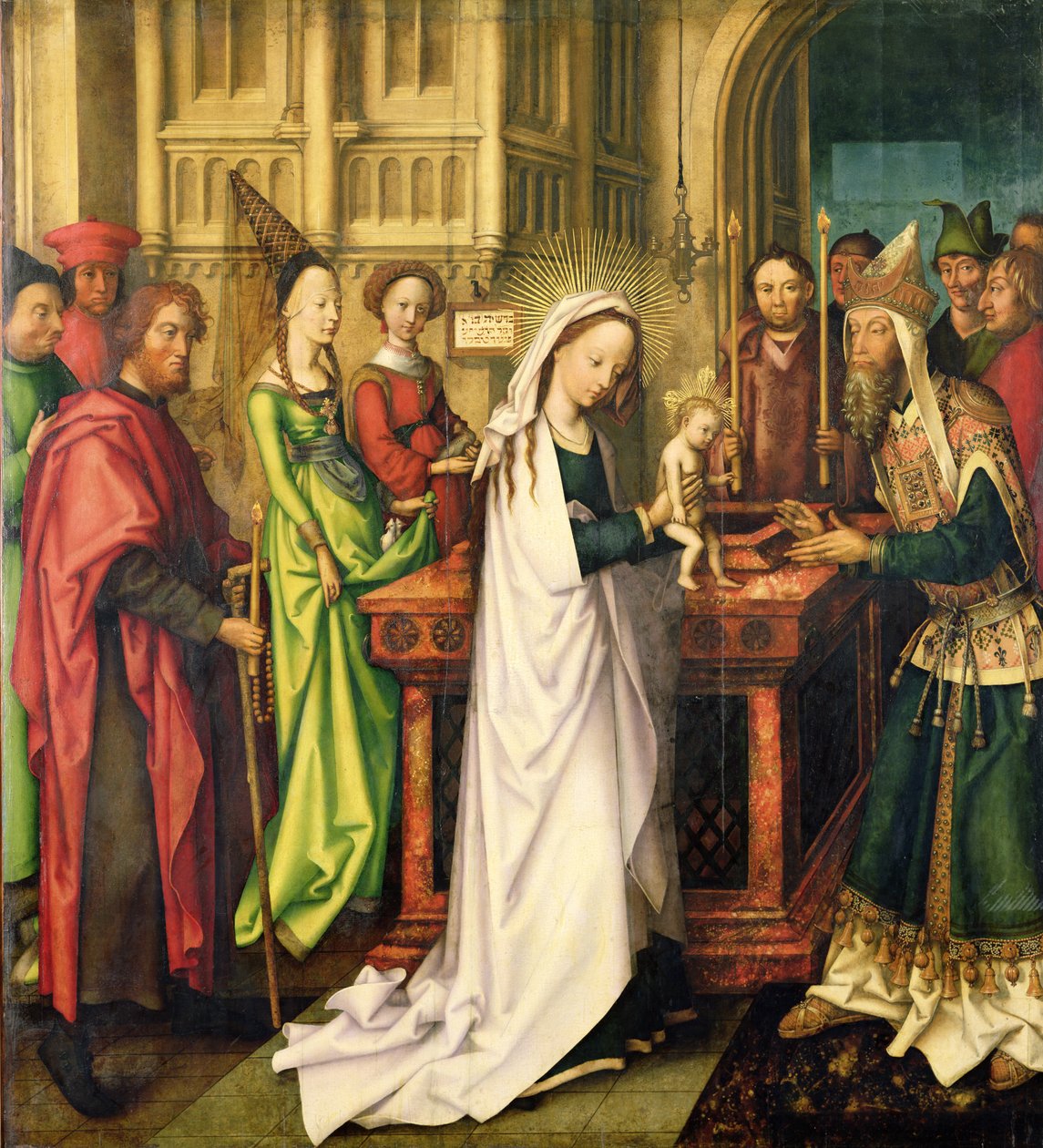 Skildring av Kristus i tempelet, 1500 (se også 147226) av Hans Holbein the Elder