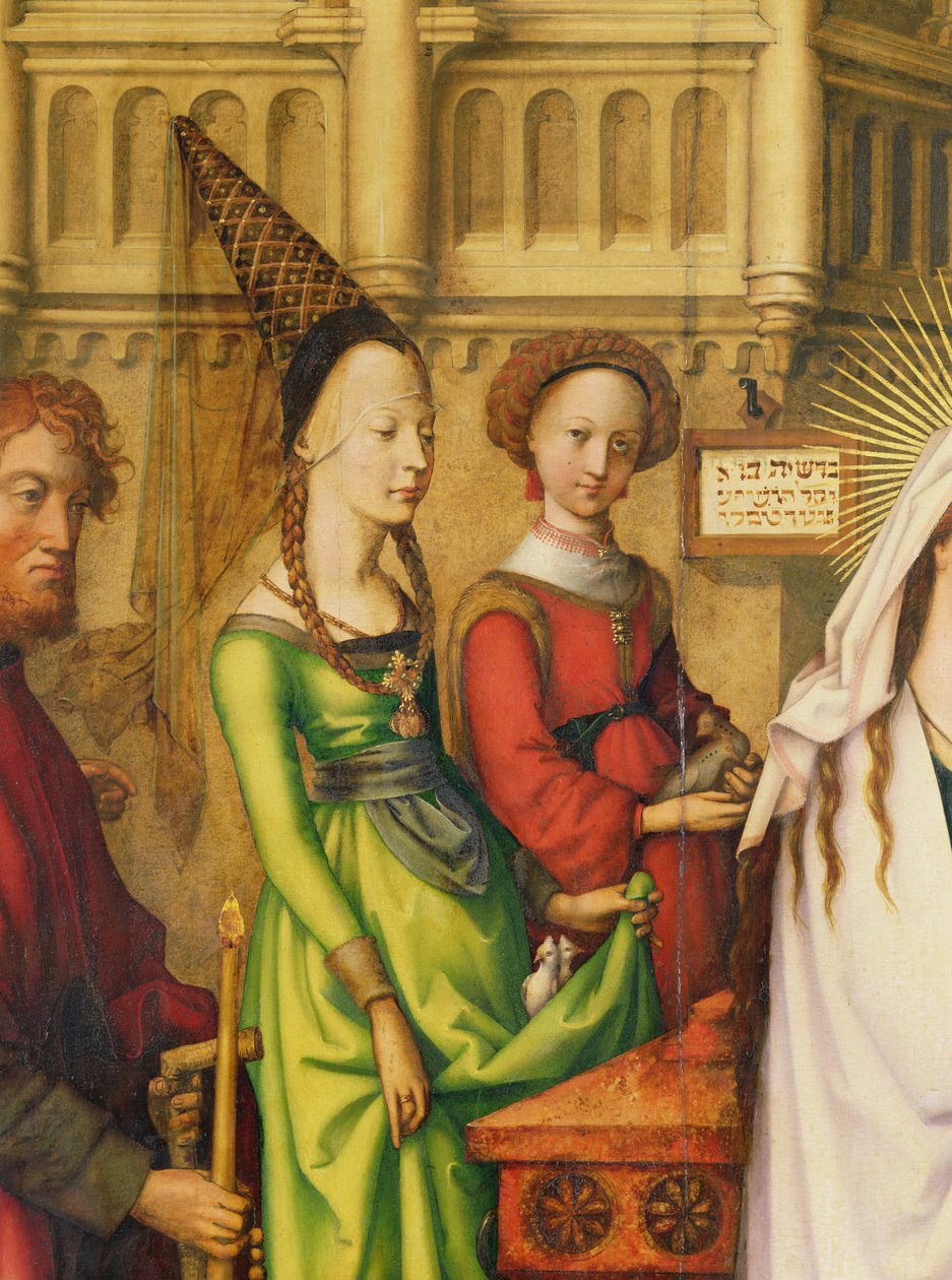 Detalj av skildringen av Kristus i tempelet, 1500 (se også 147225) av Hans Holbein the Elder